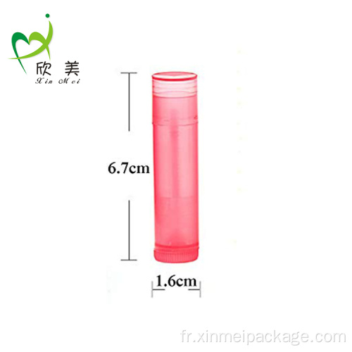 Tube à lèvres en plastique de 4,2 g 0,15 oz pour les déplacements